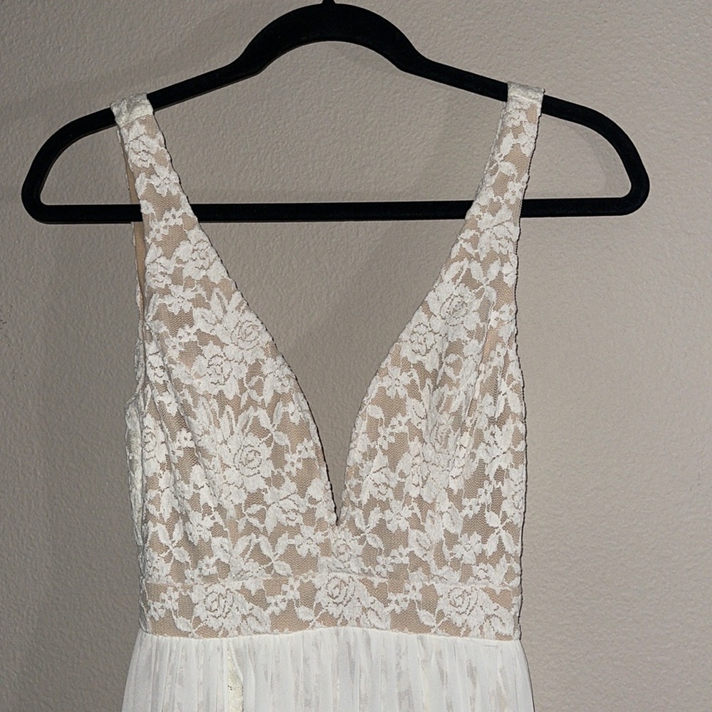 LULU’S Make Way for Wonderful Off White Lace Maxi Dress - Picture 6 of 16
